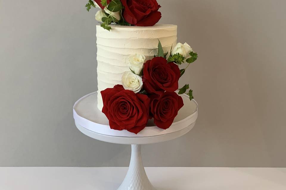 Small wedding  cake