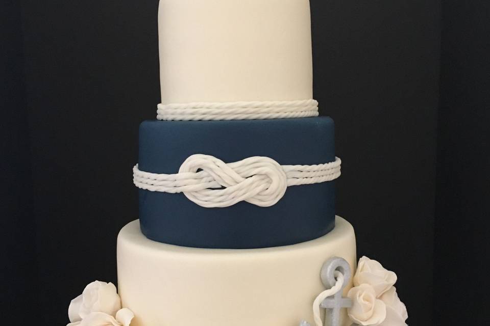 Military wedding cake