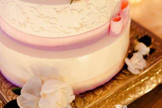 Pastel colored cake