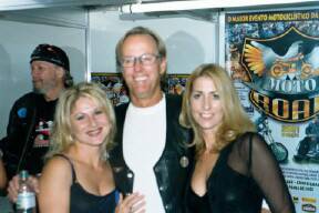 On tour with Peter Fonda for the 'Indian Motor Cycle Road Rally' - Good times.