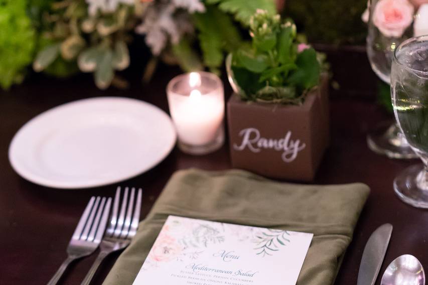 Elegant place setting