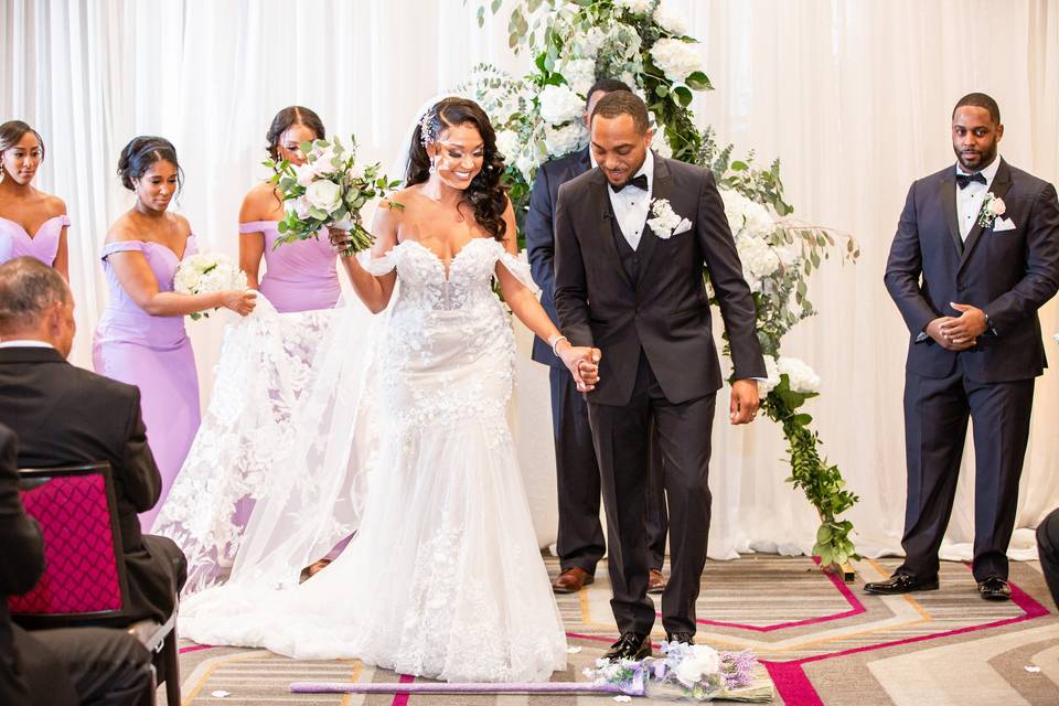 Jumping the broom!