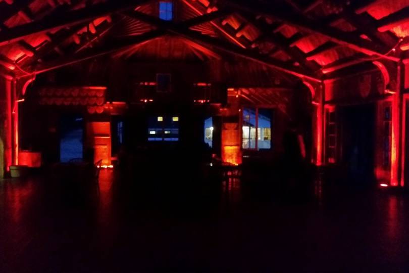 Inside a venue