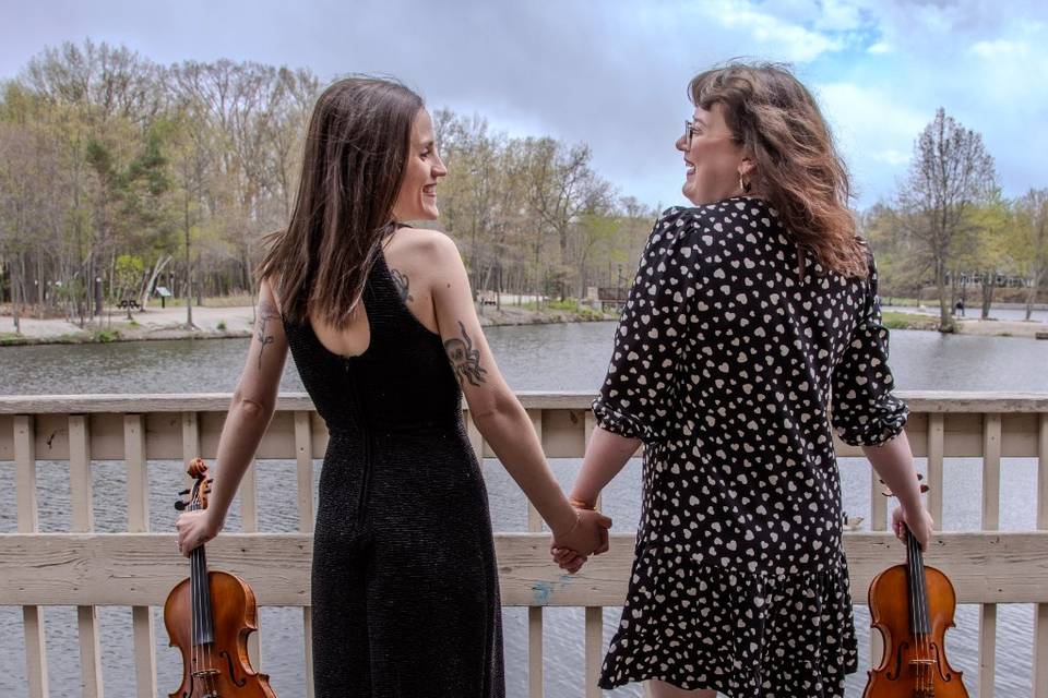 Two violins