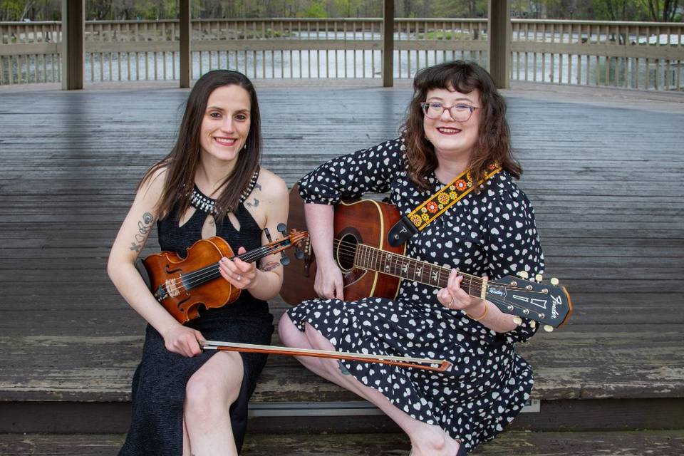 Violin and guitar