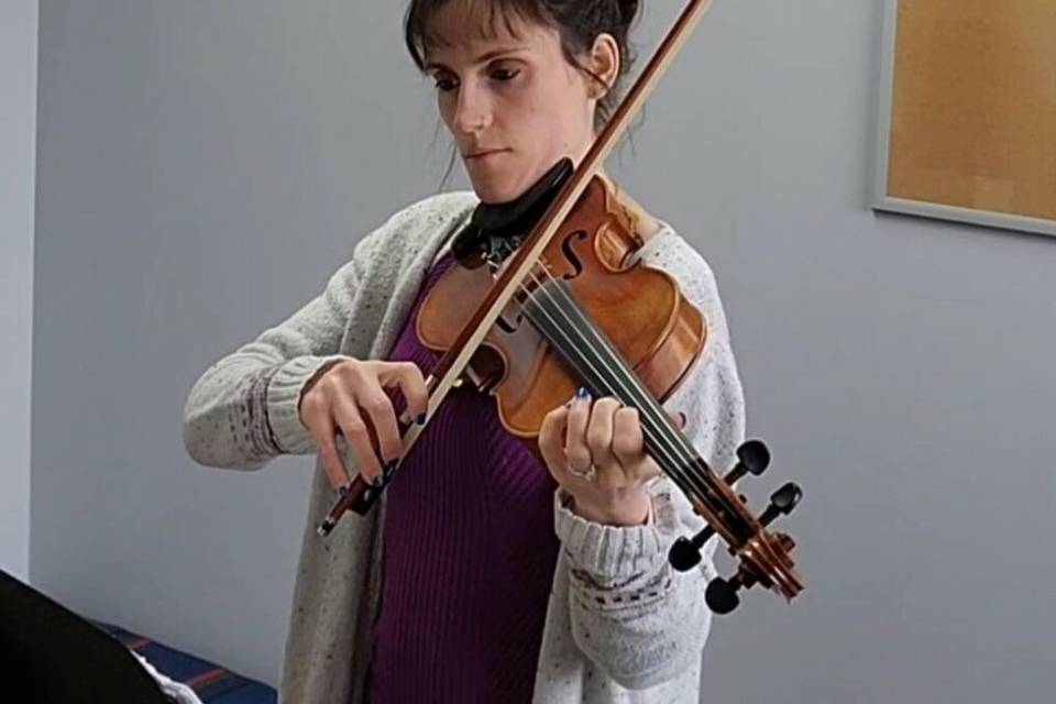 Talented violinist