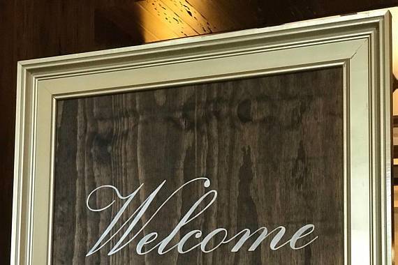 Wedding Signage