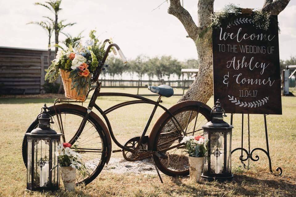 Wood Wedding Welcome Sign