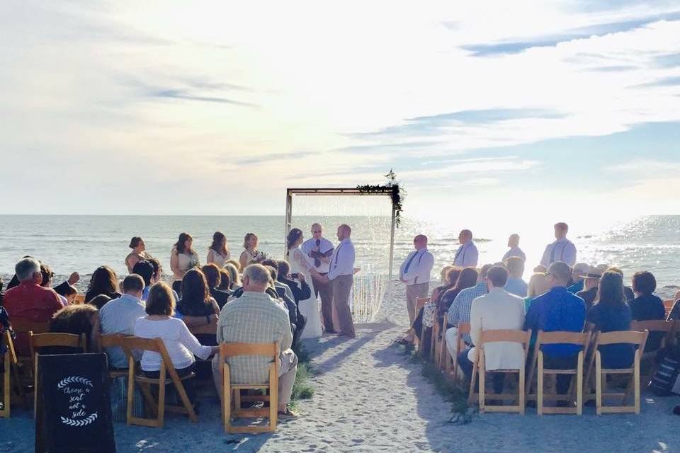 Beach Wedding Sign