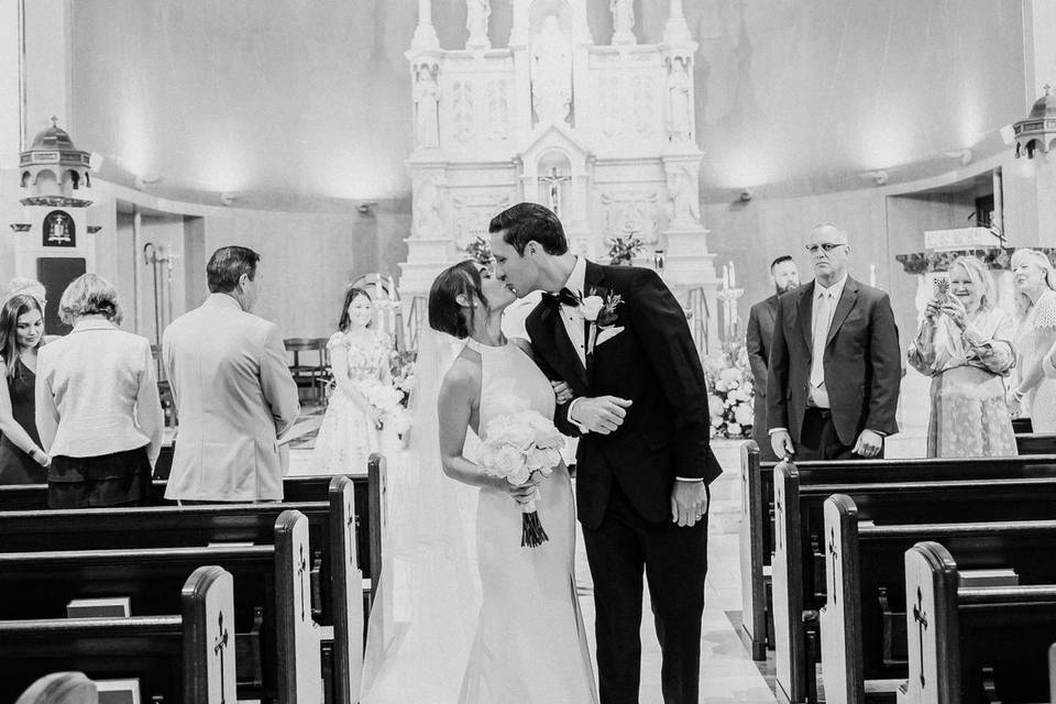 You may kiss your bride