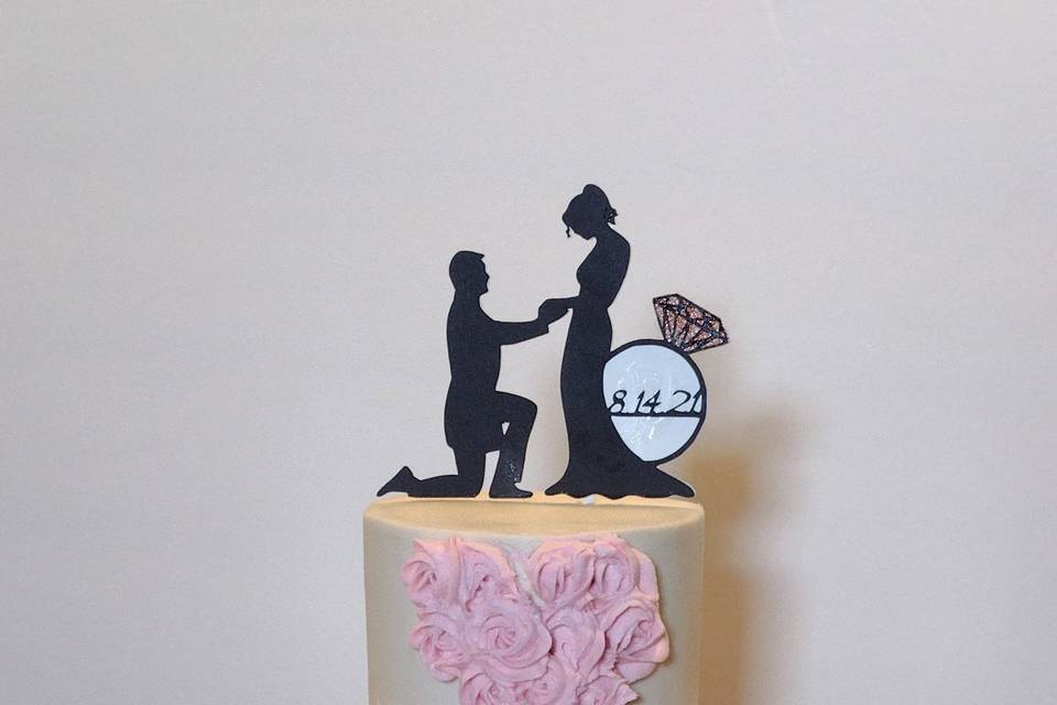 Engagement cake