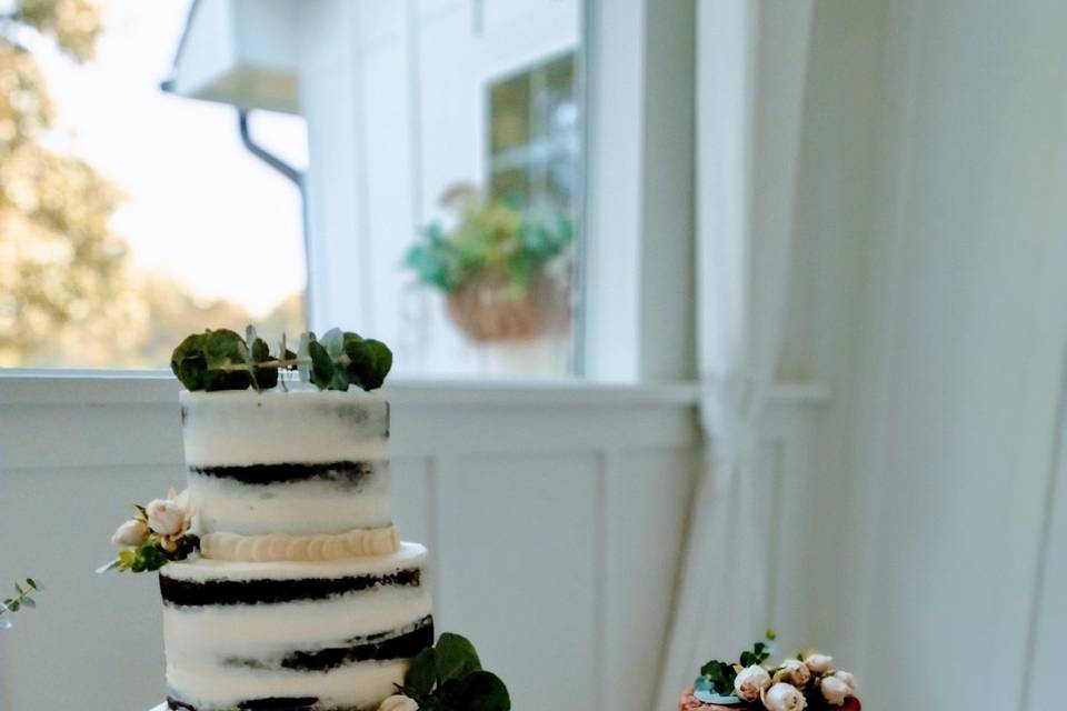 Minimalist wedding/grooms cake