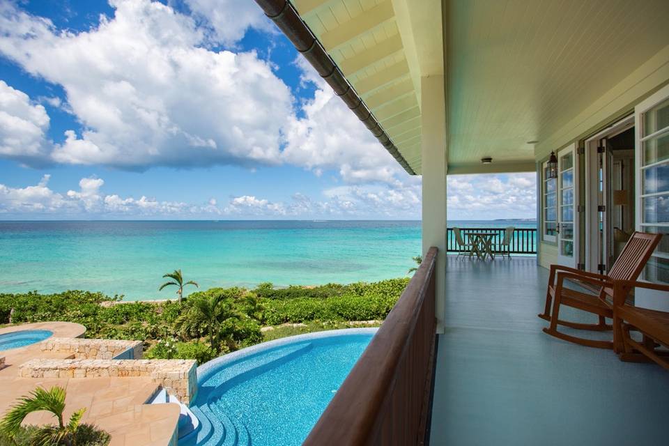 Porches Frame Ocean Views