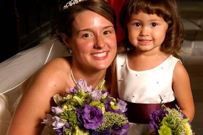 Alexis and flower girl