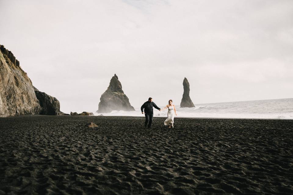 Iceland engagement session