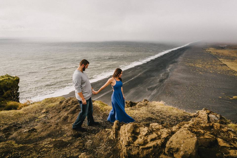 Iceland engagement session