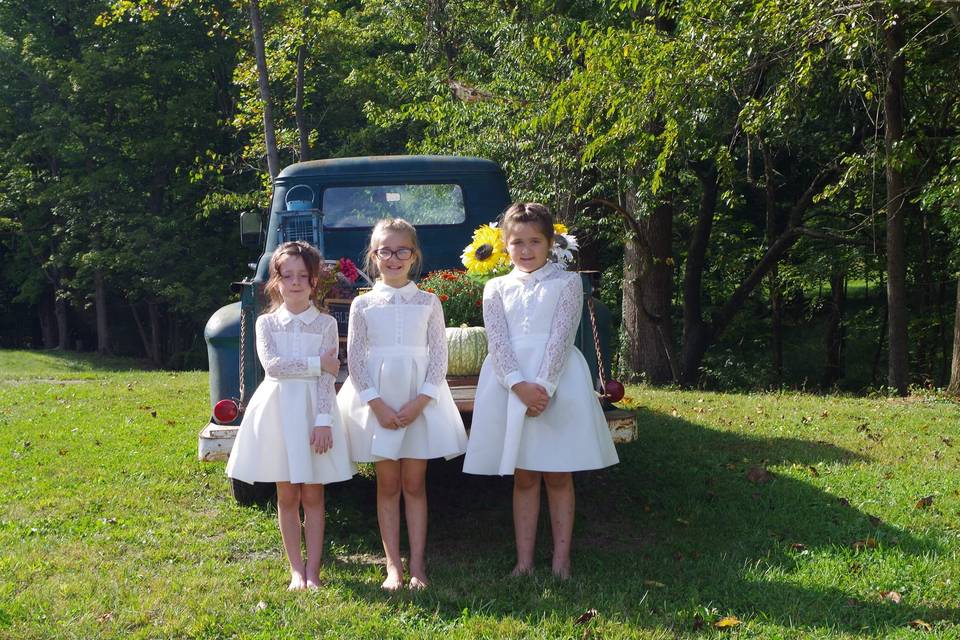 Beautiful Girls with Truck