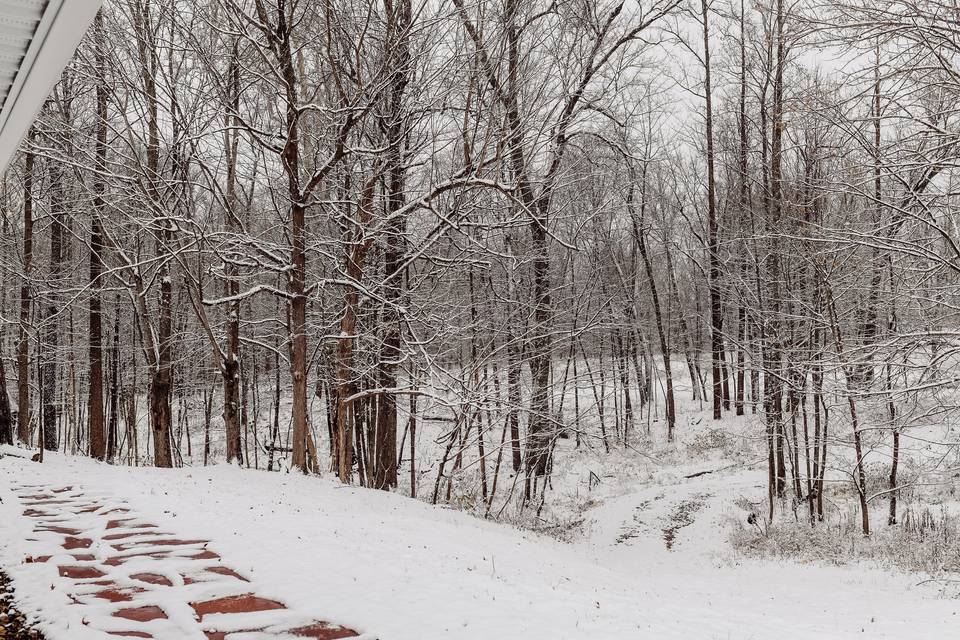 Bridal path to outdoor area