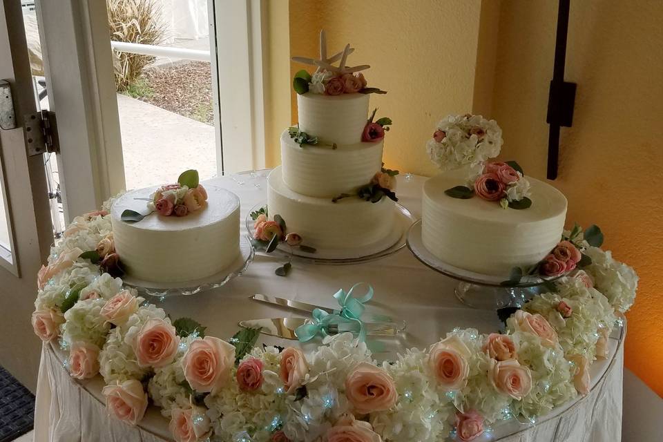 Reception Flowers at Chaminade