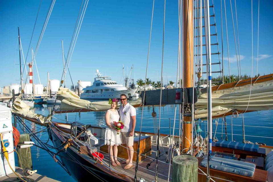 Sailing Wedding Key West