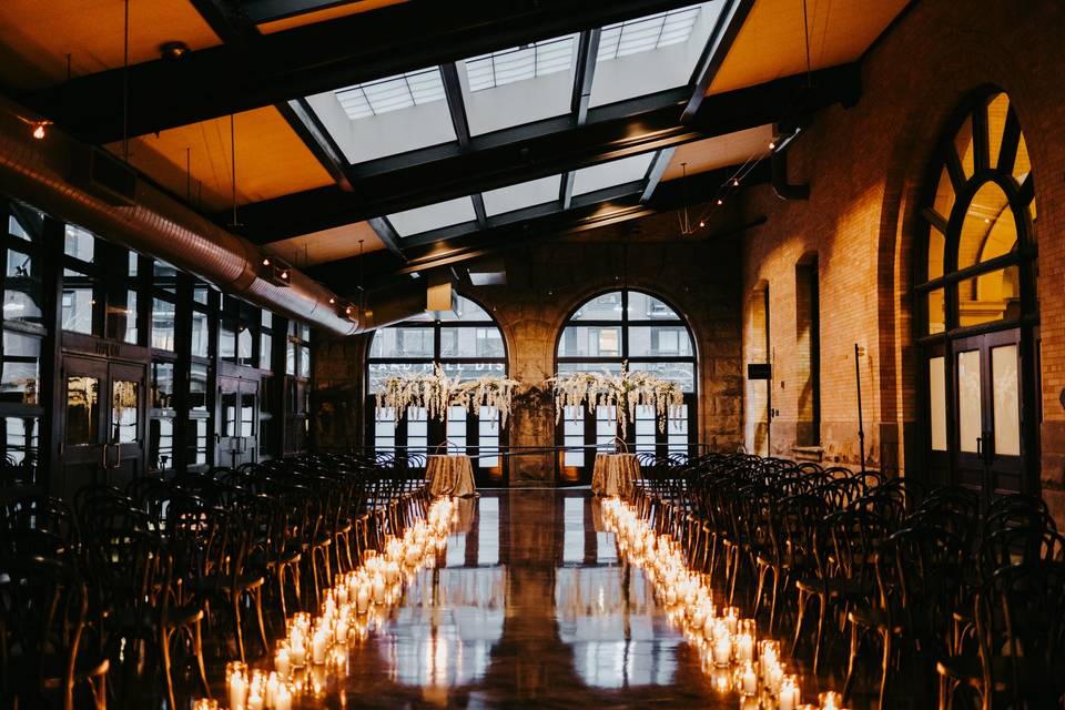 Winter Garden ceremony