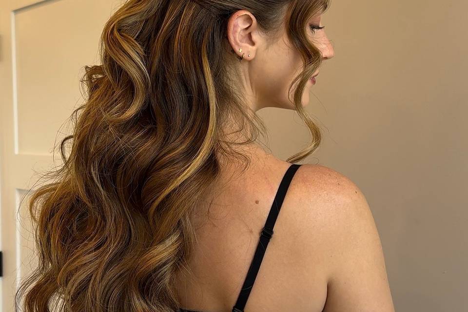Half-Up Hairstyle