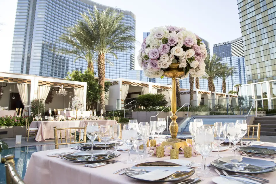 A Black Tie Wedding at the Waldorf Astoria in Las Vegas, Nevada