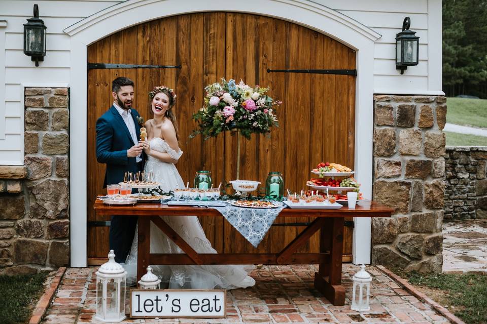 Bride and groom