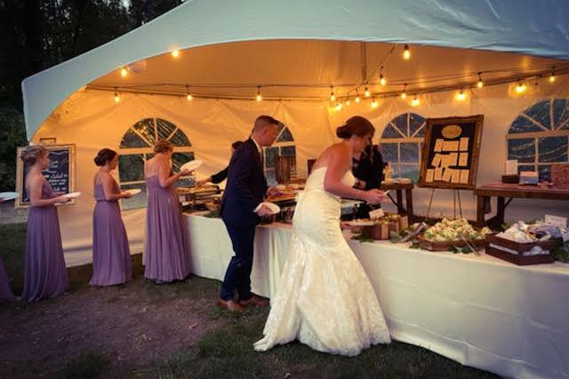 Food Tent off Main 40' Tent