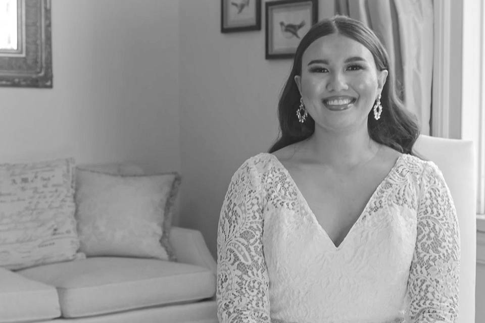 The bride is ready
