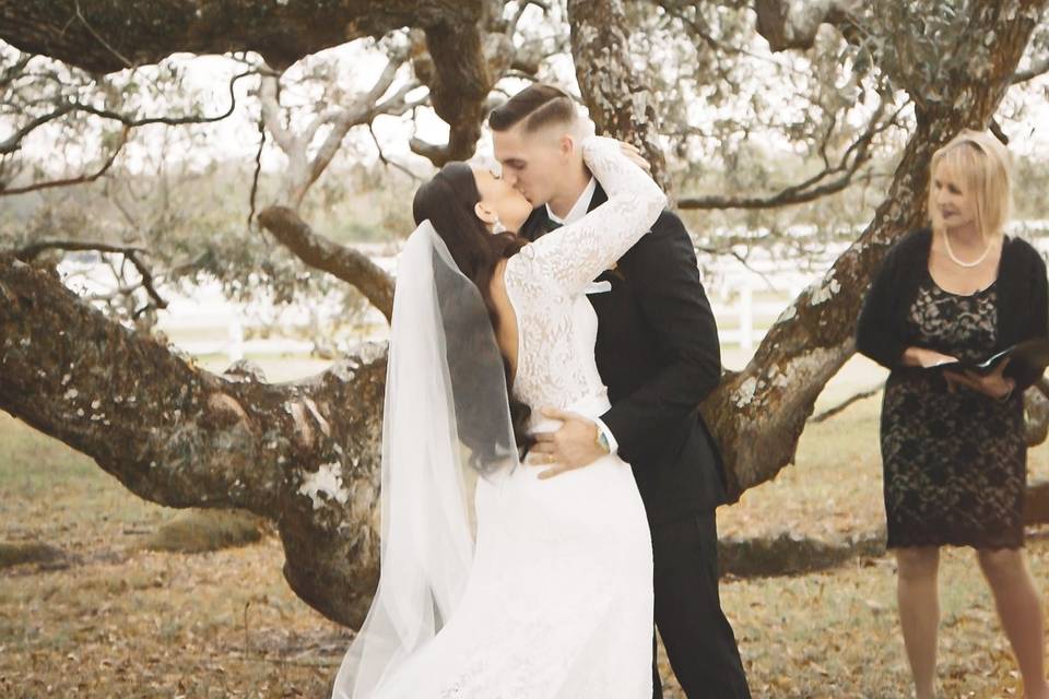 You may now kiss the bride