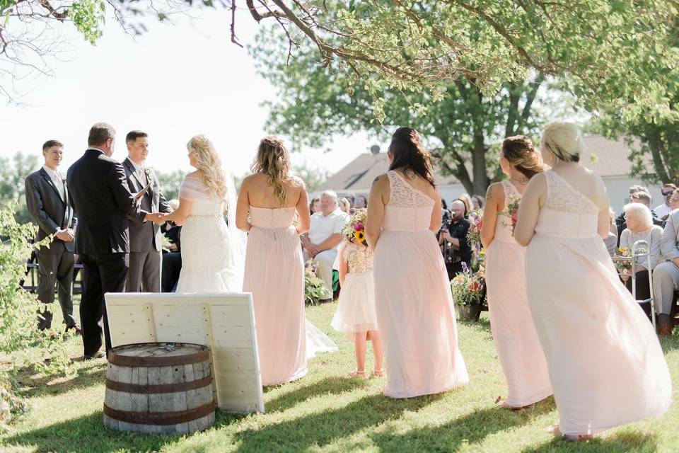 Pink dresses