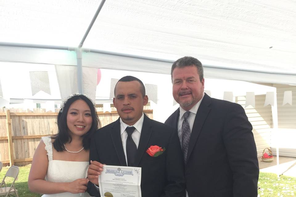 Chris Gray Wedding Officiant