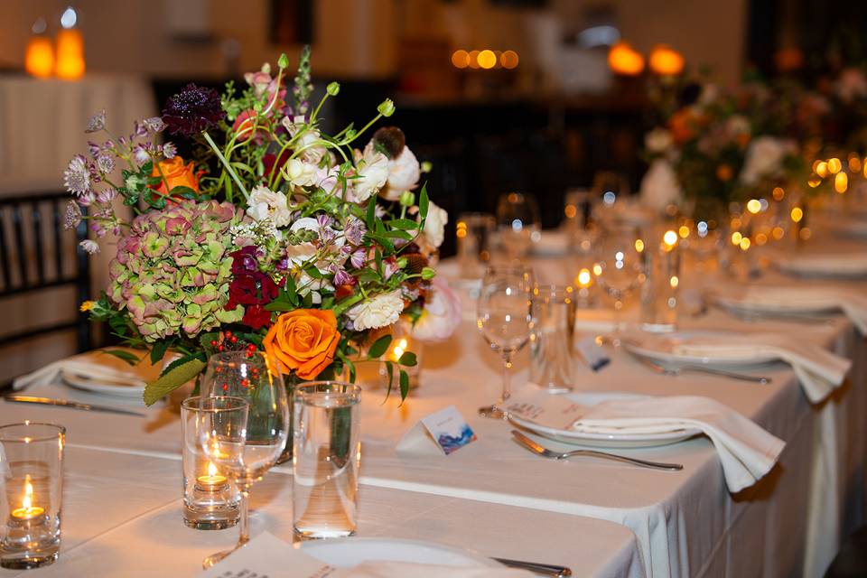 Dinner set-up