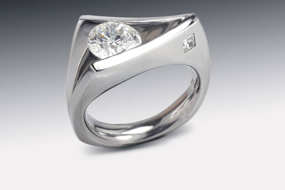 Contemporary Engagement Ring