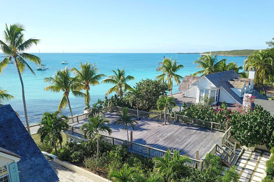 Deck Space overlooking Harbor