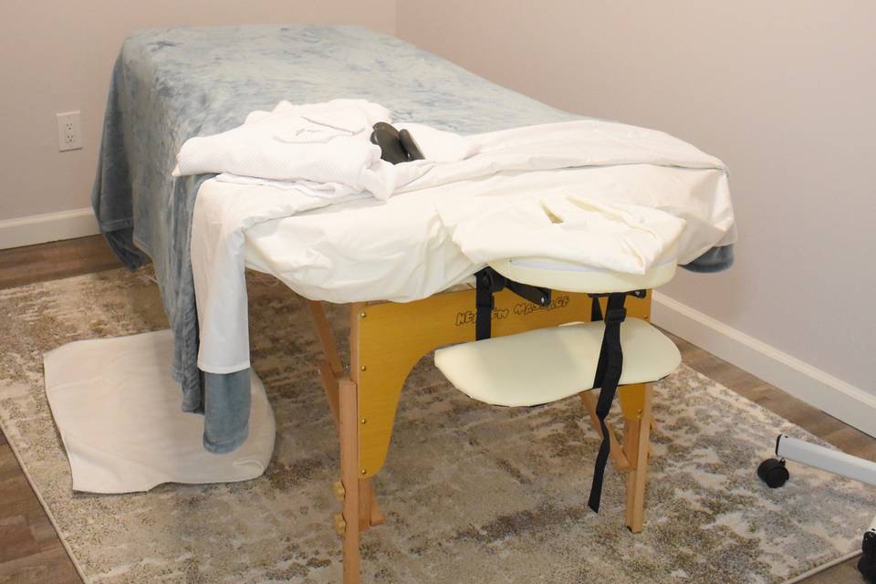 One of 3 spa treatment rooms