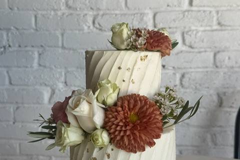 Rustic with gold accents