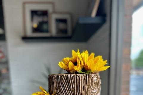 Woodsy sunflowers