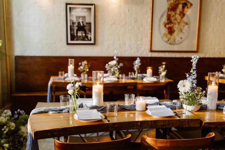 Restaurant wedding