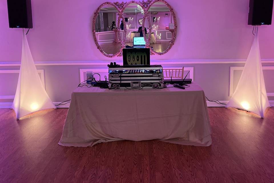 Another wedding setup