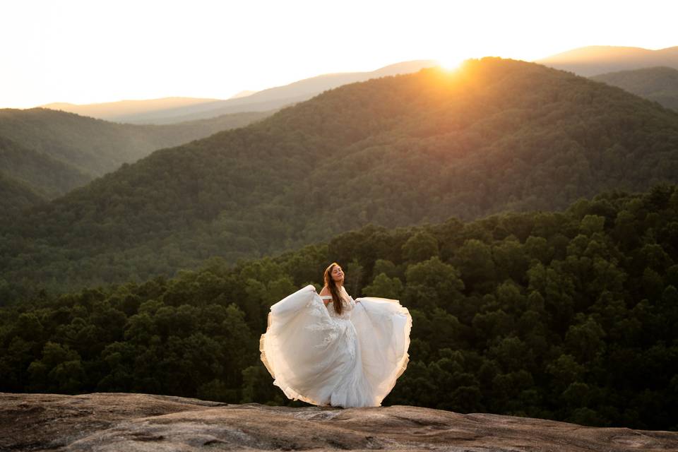 Stone Mountain elopement