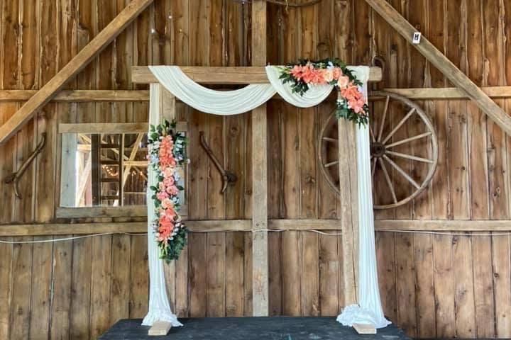 Banked barn ceremony