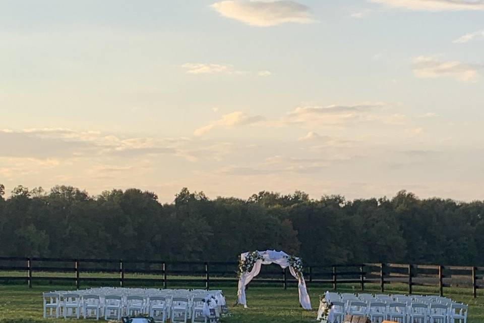 Outside Ceremony view