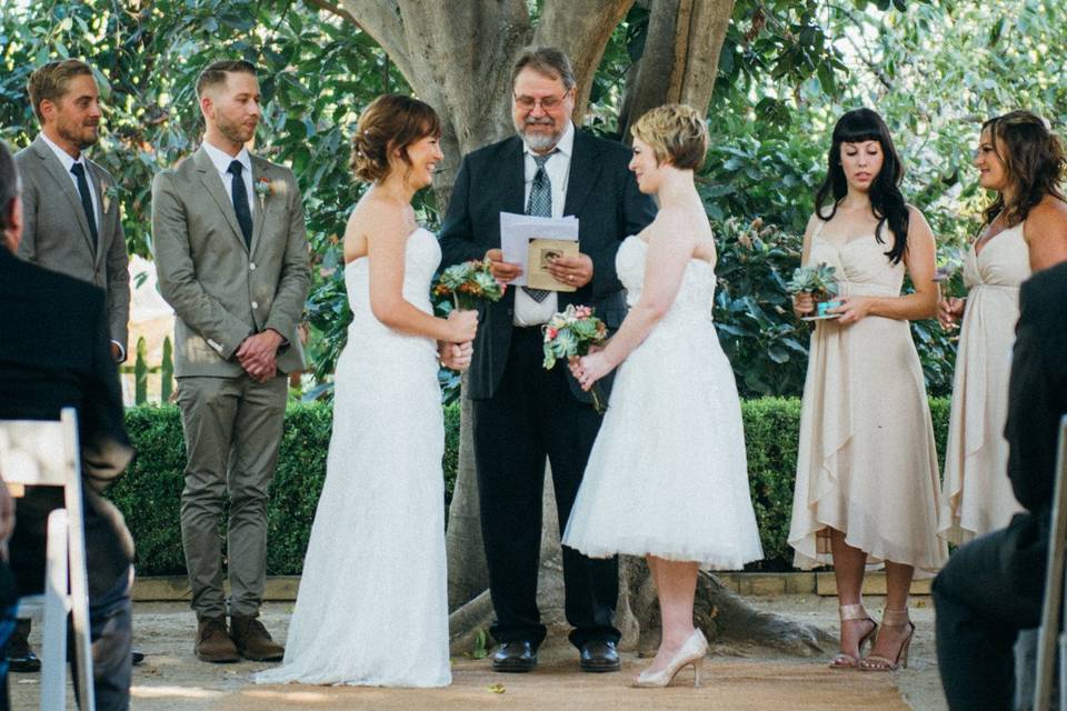 Fullerton Arboretum Wedding