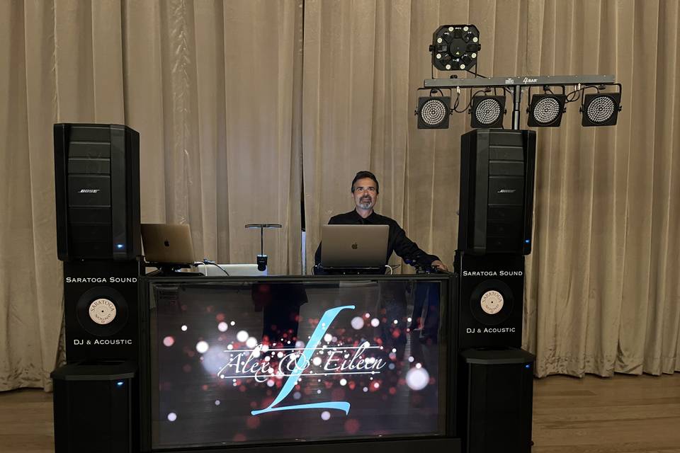 Multi-media custom DJ booth