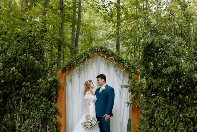 Forest Wedding Greenery Arbor