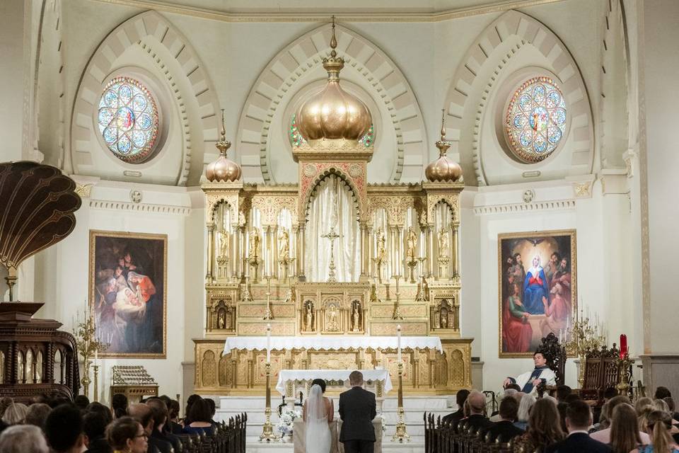 Beautiful church ceremony