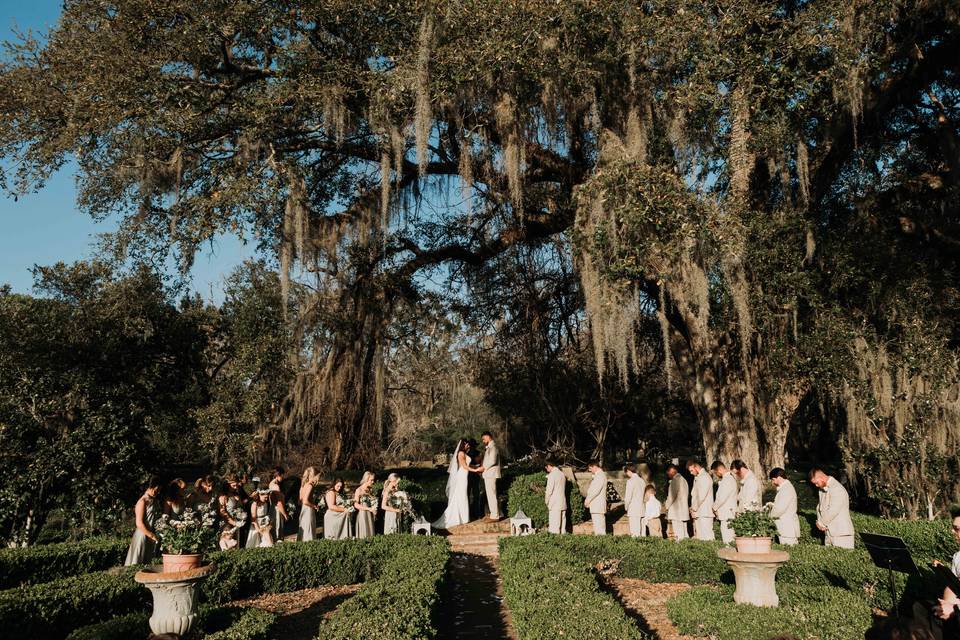 Outside ceremony