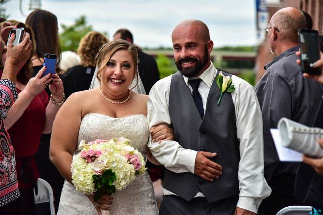 Happy newlyweds